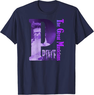 PRINCE_Purple Rain_001 , Black, S T-Shirt - T-Shirt | Navy