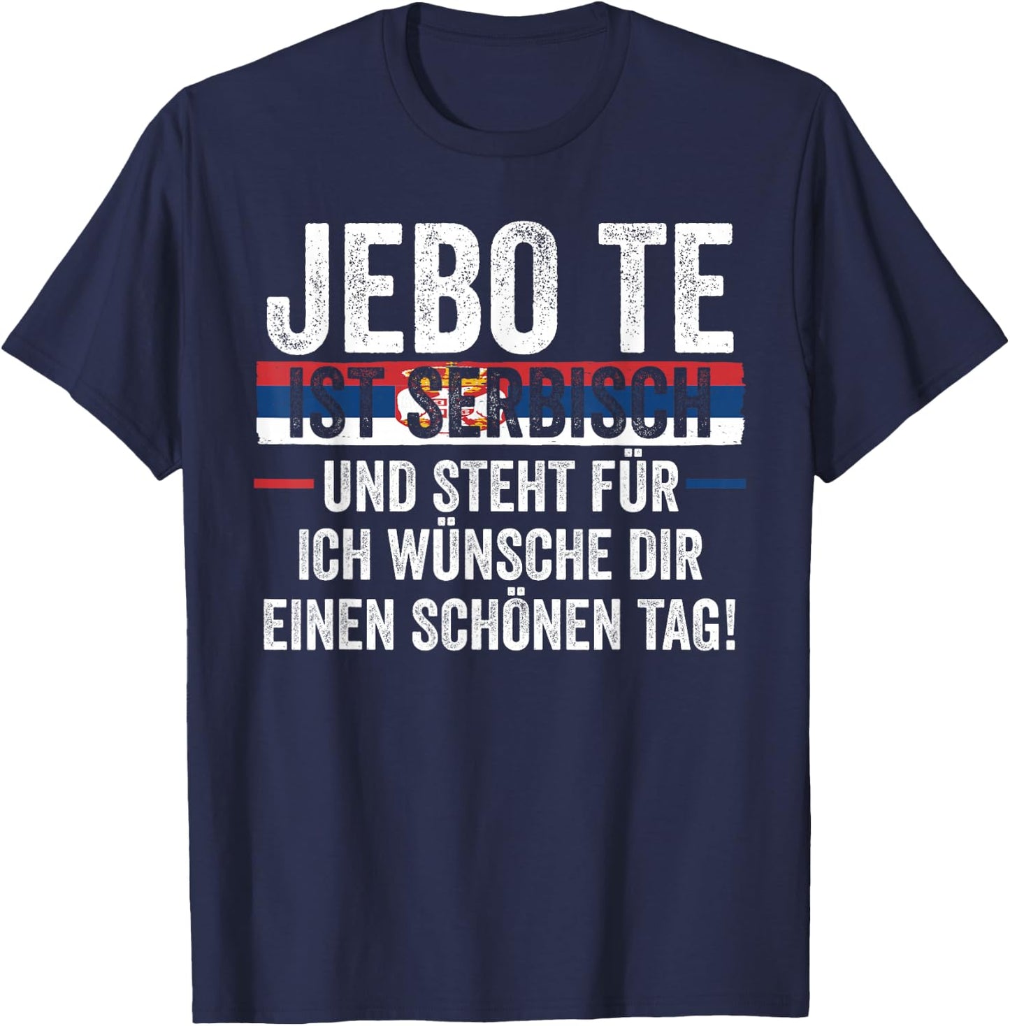 Serbs Serbian Serbia , black T-Shirt - T-Shirt | Navy