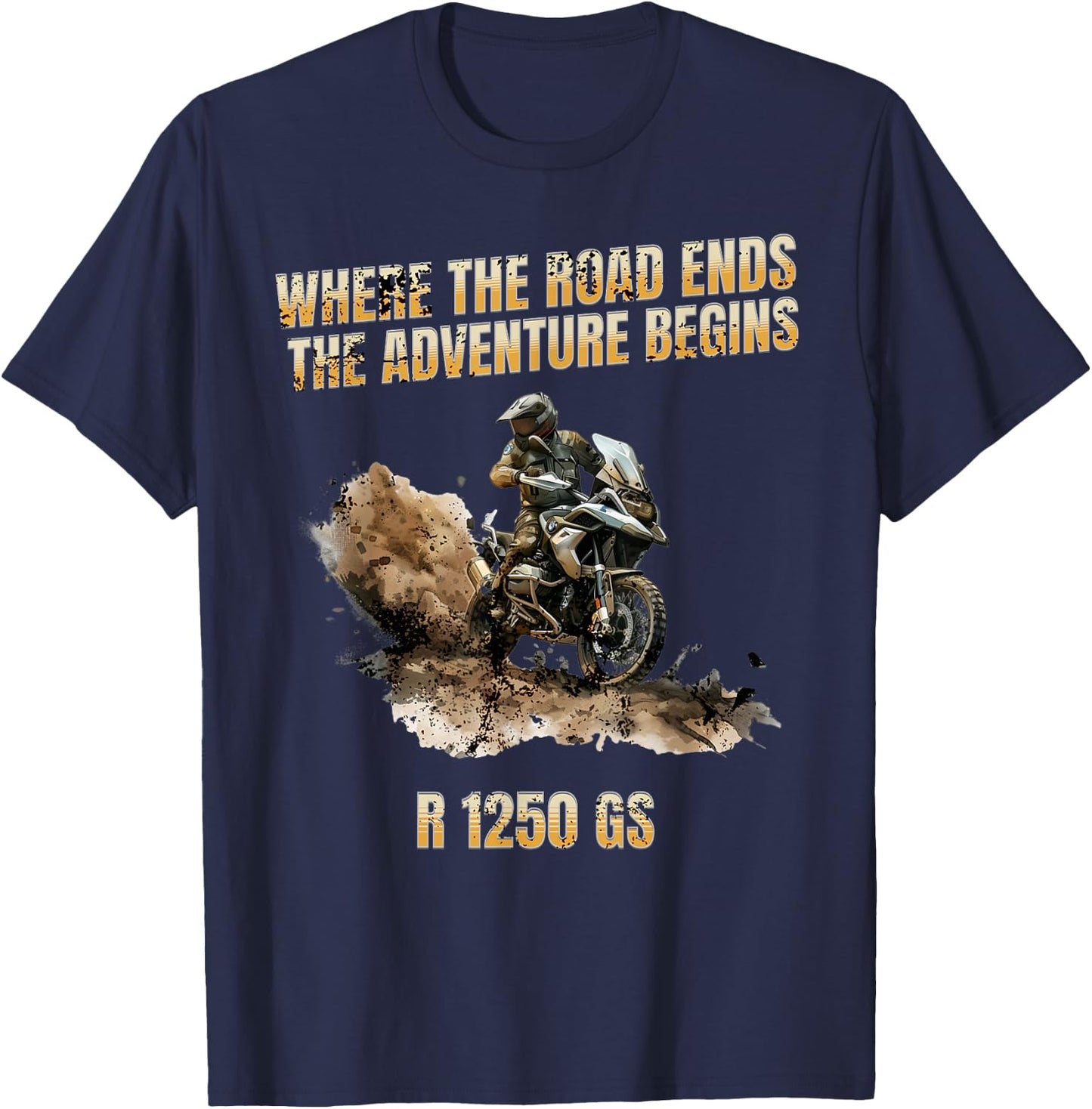 R 1250 GS Adventure Motorcycle T-Shirt - T-Shirt | Navy