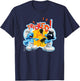 The Smurfs Jokey Exploding Present Tricked! T-Shirt - T-Shirt | Navy