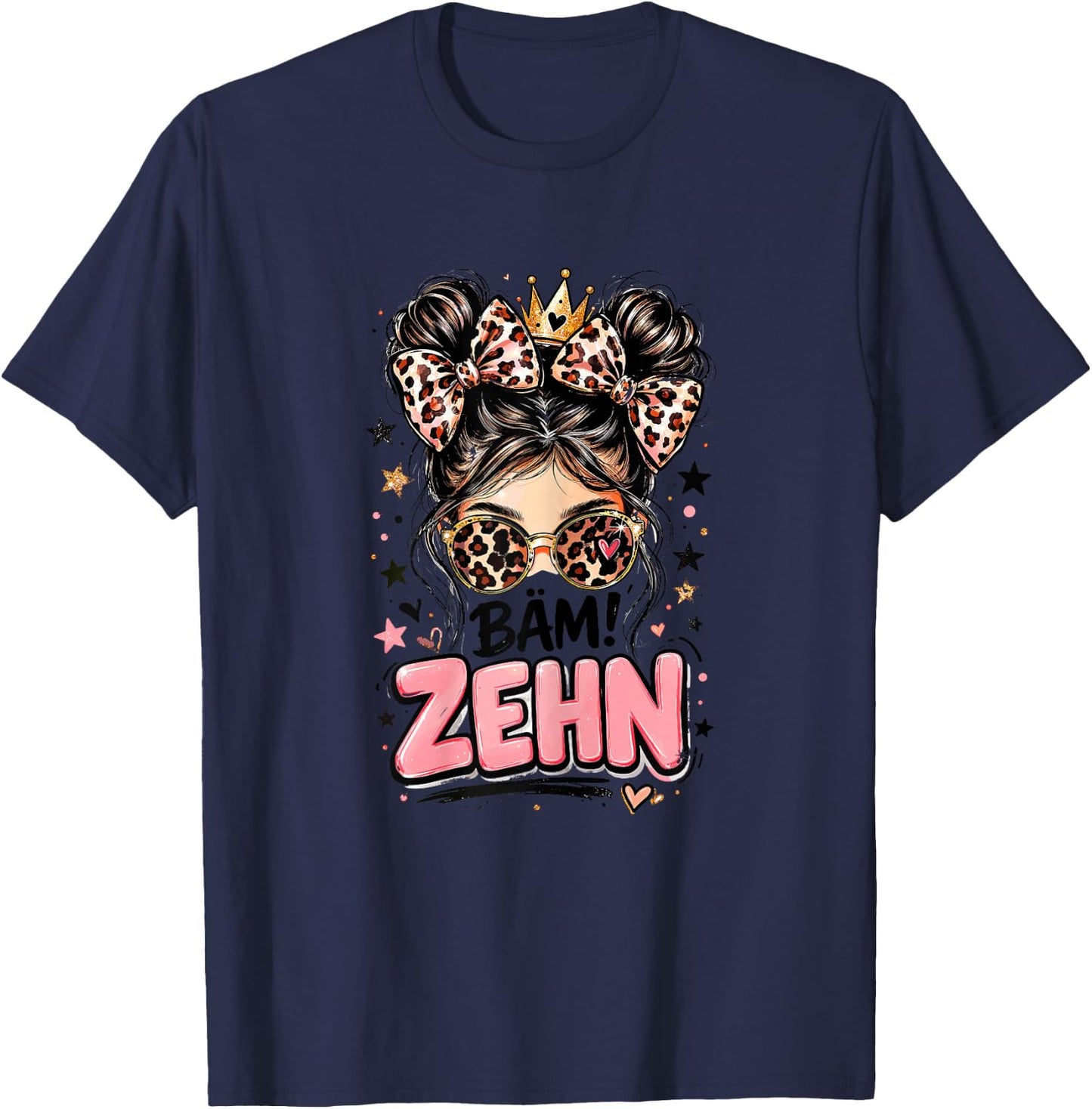 10. Geburtstag Mädchen 10 Jahre 2016 Lustig Geschenk T-Shirt - T-Shirt | Navy