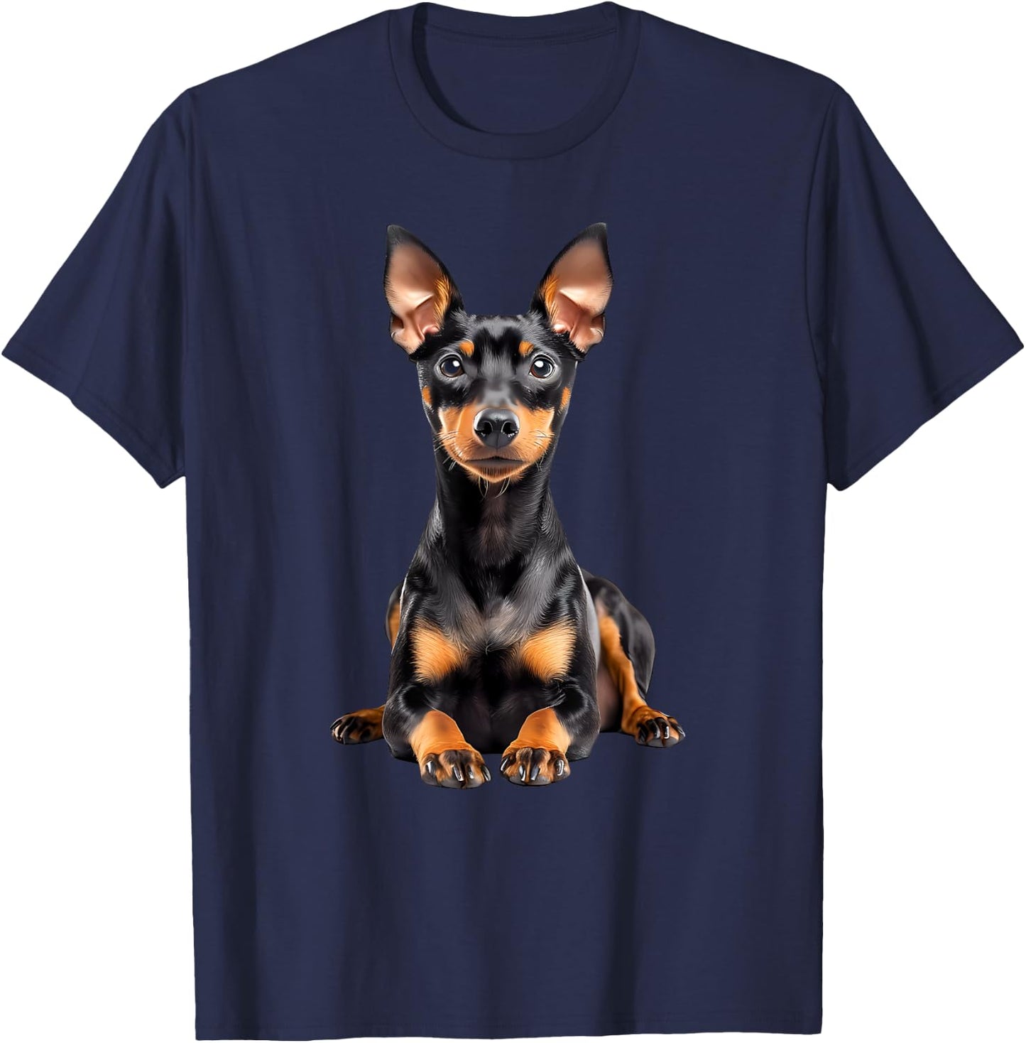 Lazy Miniatur Pinscher T-Shirt - T-Shirt | Navy