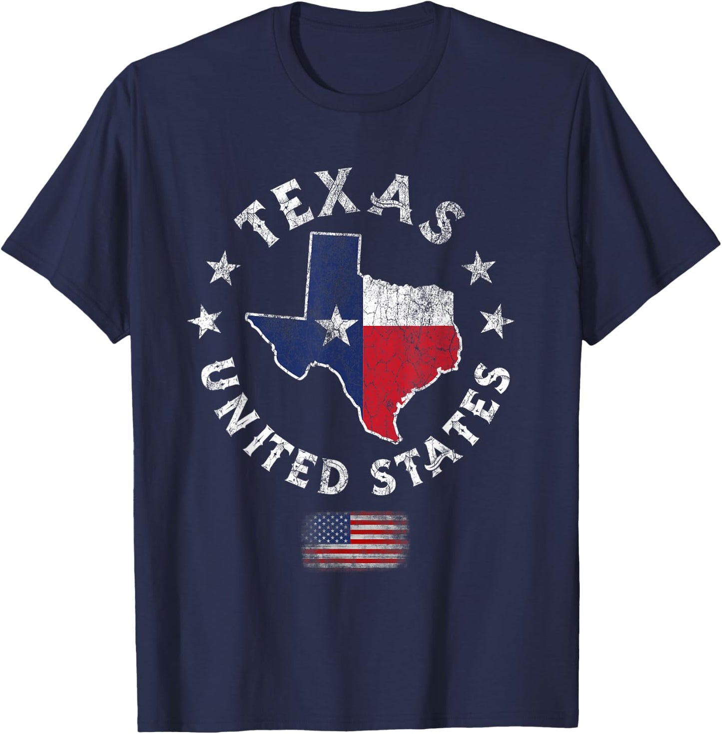 Texas - USA - Stolz seit 1845 Texas Fan T-Shirt - T-Shirt | Navy