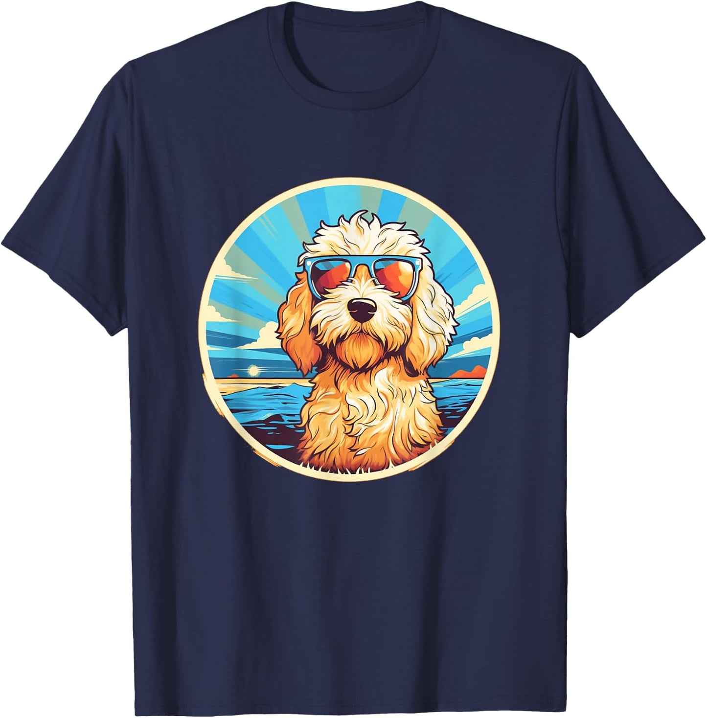 Goldendoodle Dood Funny Doodle Dog Golden Doodle T-Shirt - T-Shirt | Navy