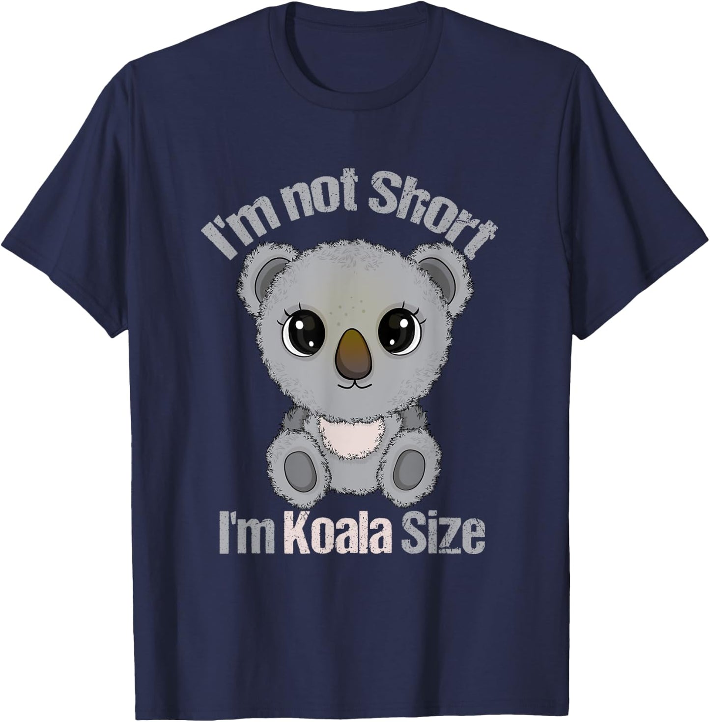 Koala Lover Women Funny Short People Koala T-Shirt - T-Shirt | Navy