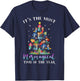 It's The Most Mermagical Of Year Mermaid Christmas Tree T-Shirt - T-Shirt | Navy