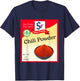 Chili Powder Condiment Costume Holiday Spice Costumes T-Shirt - T-Shirt | Navy