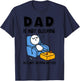 Dad is Not Sleeping He's Just Resting His Eyes T-Shirt - T-Shirt | Navy