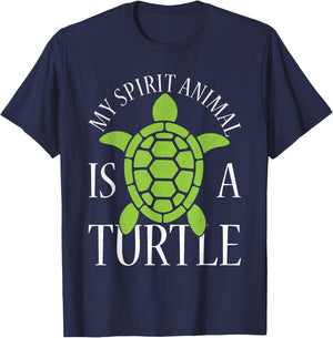 My Spirit Animal Is A Turtle T-Shirt - T-Shirt | Navy