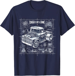 Square Body Truck T-Shirt - T-Shirt | Navy