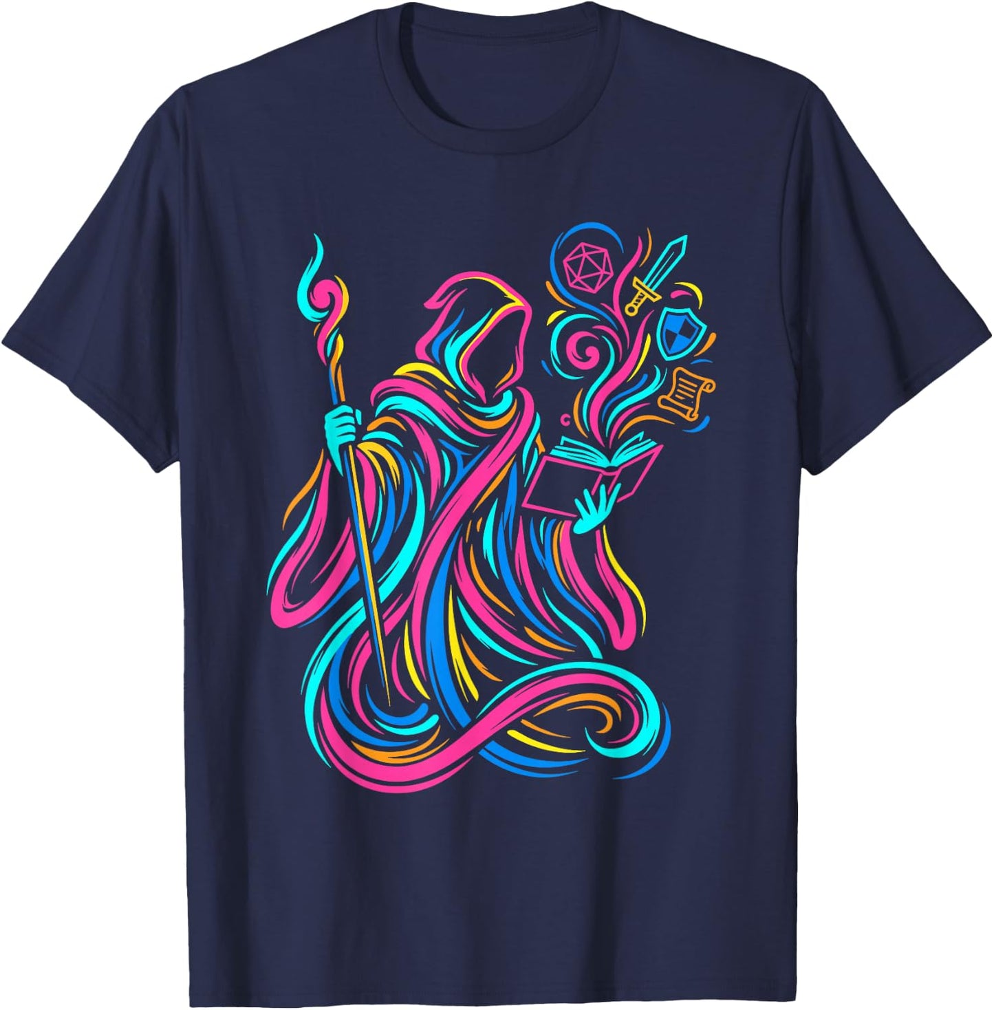 Fantasy-Tabletop-Rollenspiel Rollenspiel T-Shirt - T-Shirt | Navy