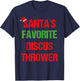 Discus Thrower Funny Pajama Christmas Gift T-Shirt - T-Shirt | Navy