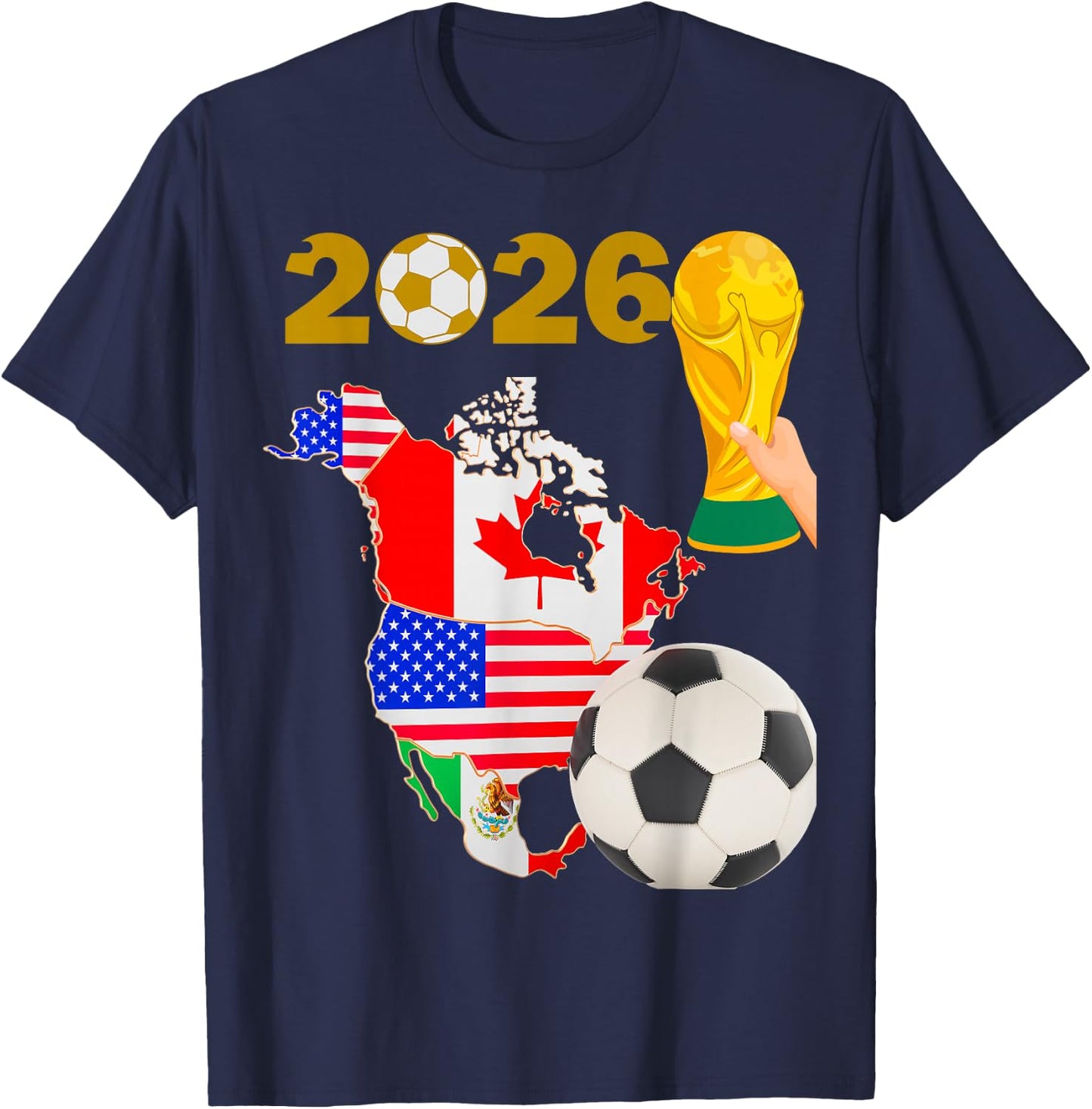 International Footbal 2026. T-Shirt - T-Shirt | Navy