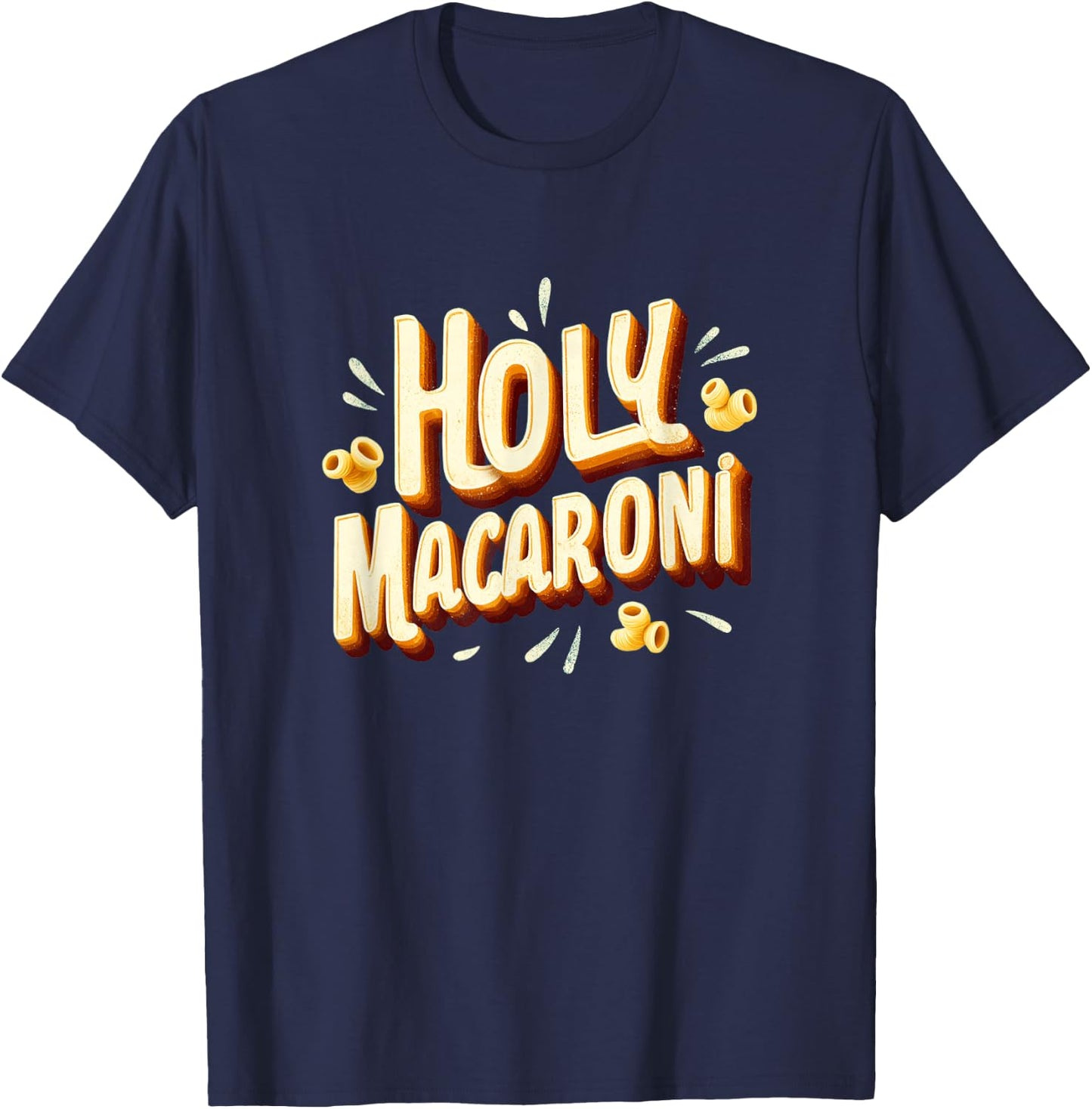 Funny Holy Macaroni Speech Costume T-Shirt - T-Shirt | Navy