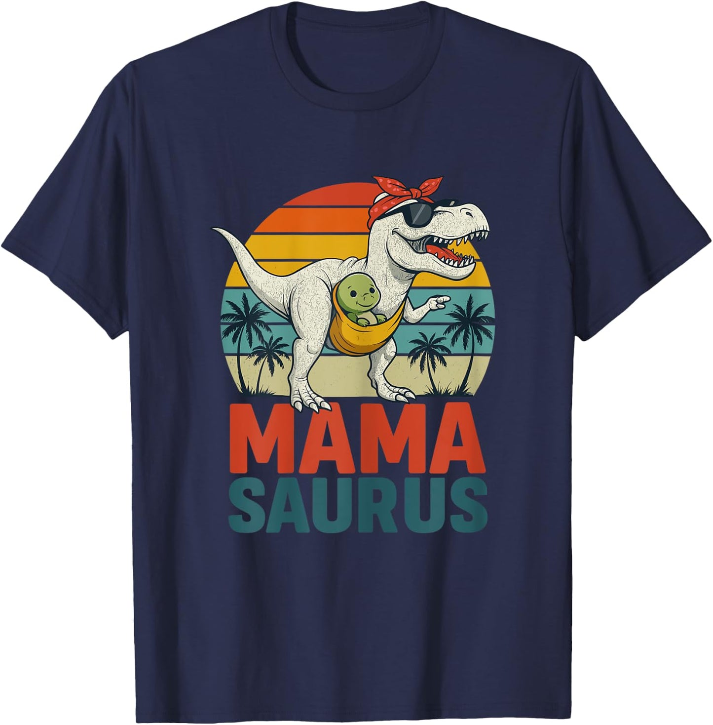 MAMASAURUS – Cadeau Drôle Fête des Mères Original T-Shirt - T-Shirt | Navy
