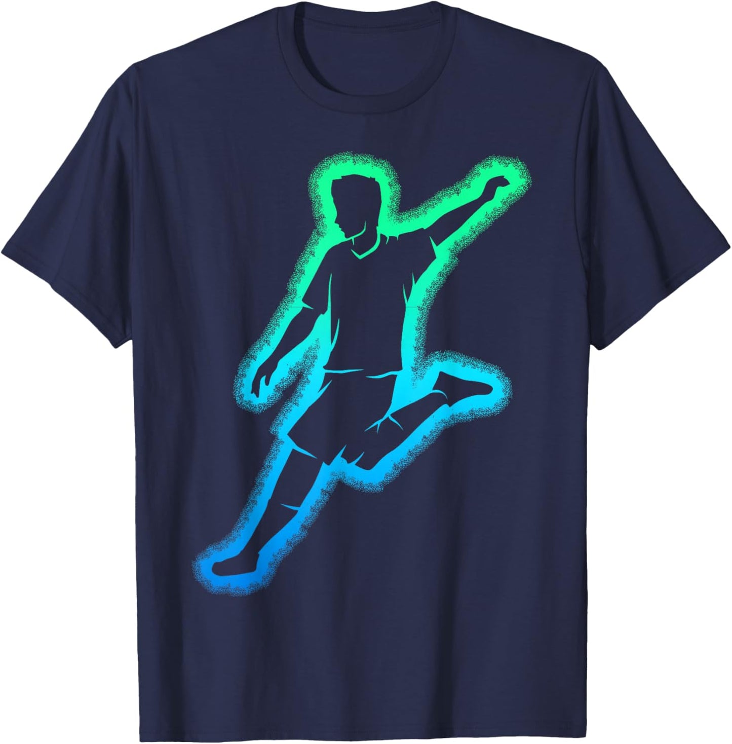 Children's Boys' Football Player T-Shirt - T-Shirt | Navy