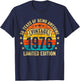 Vintage 1976 Limited Edition 50 Year Old 50th Birthday T-Shirt - T-Shirt | Navy