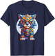 Aztec Jaguar Warrior Aztec Culture Mayan Indigenous T-Shirt - T-Shirt | Navy