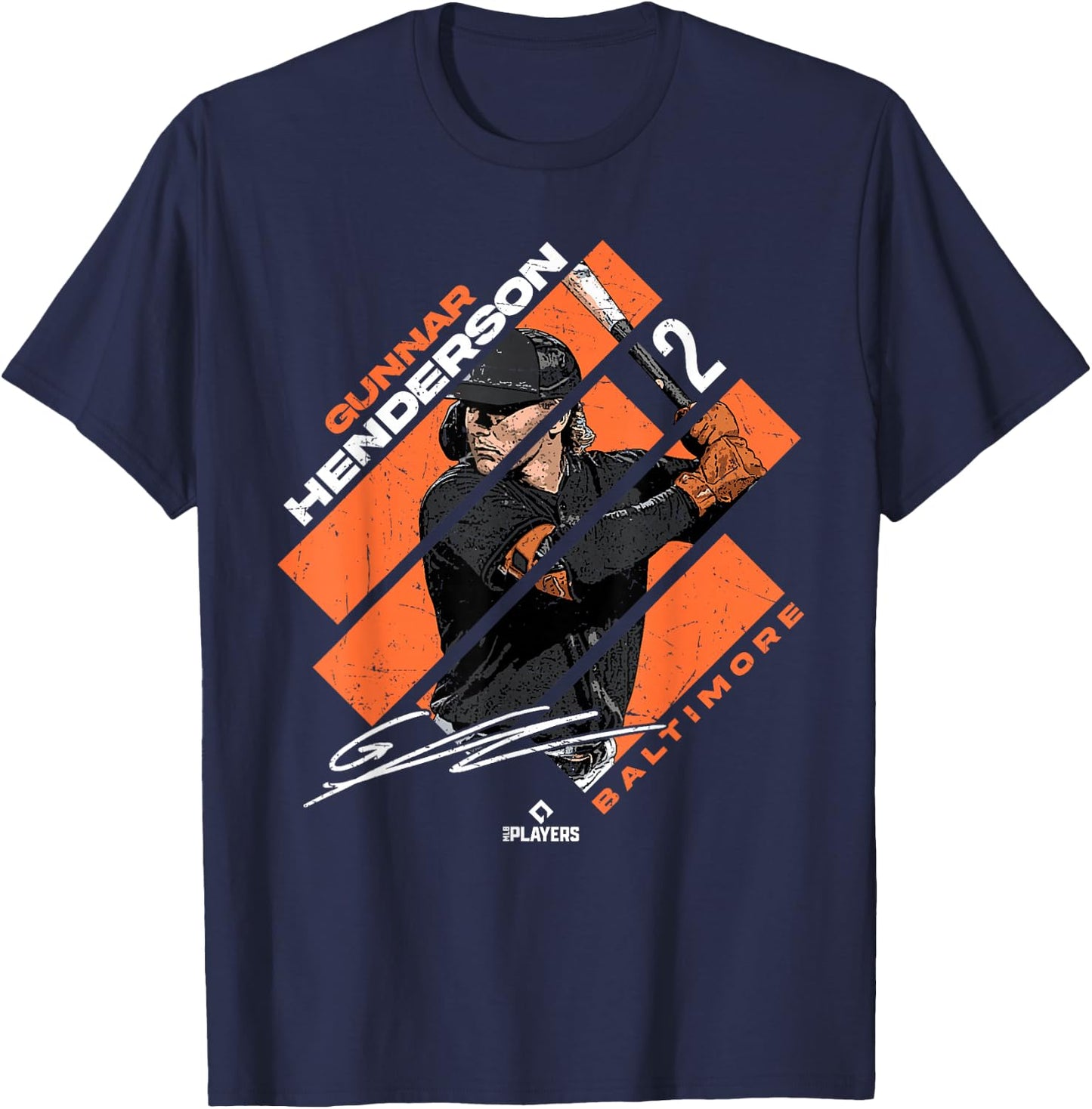 MLBPA - Major League Baseball Gunnar Henderson - MLBHEN3002 T-Shirt - T-Shirt | Navy