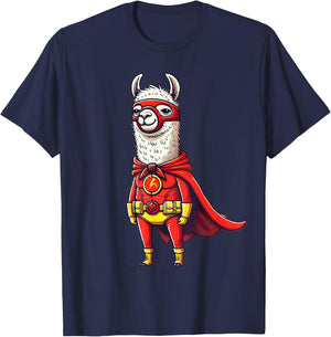 Funny llama flash T-Shirt - T-Shirt | Navy