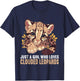 Just a Girl who loves Clouded Leopards Clouded Leopard T-Shirt - T-Shirt | Navy