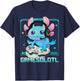Gamesolotl Axolotl Video Gamer Kawaii Pastel Goth Cute Anime T-Shirt - T-Shirt | Navy