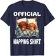 Scottish Highland Cow Official Napping shirt Pajamas T-Shirt - T-Shirt | Navy