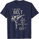 Japan Martial Arts Sparring Ninja Black Belt Karate T-Shirt - T-Shirt | Navy
