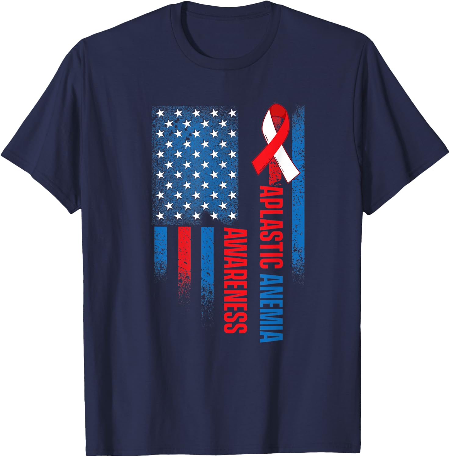 Aplastic Anemia Survivor Anemic Warrior T-Shirt - T-Shirt | Navy