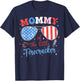 Mommy of The Little Firecracker 4th of July Birthday Family T-Shirt - T-Shirt | Navy