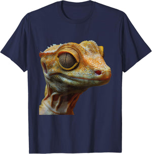 Crested Gecko T-Shirt - T-Shirt | Navy