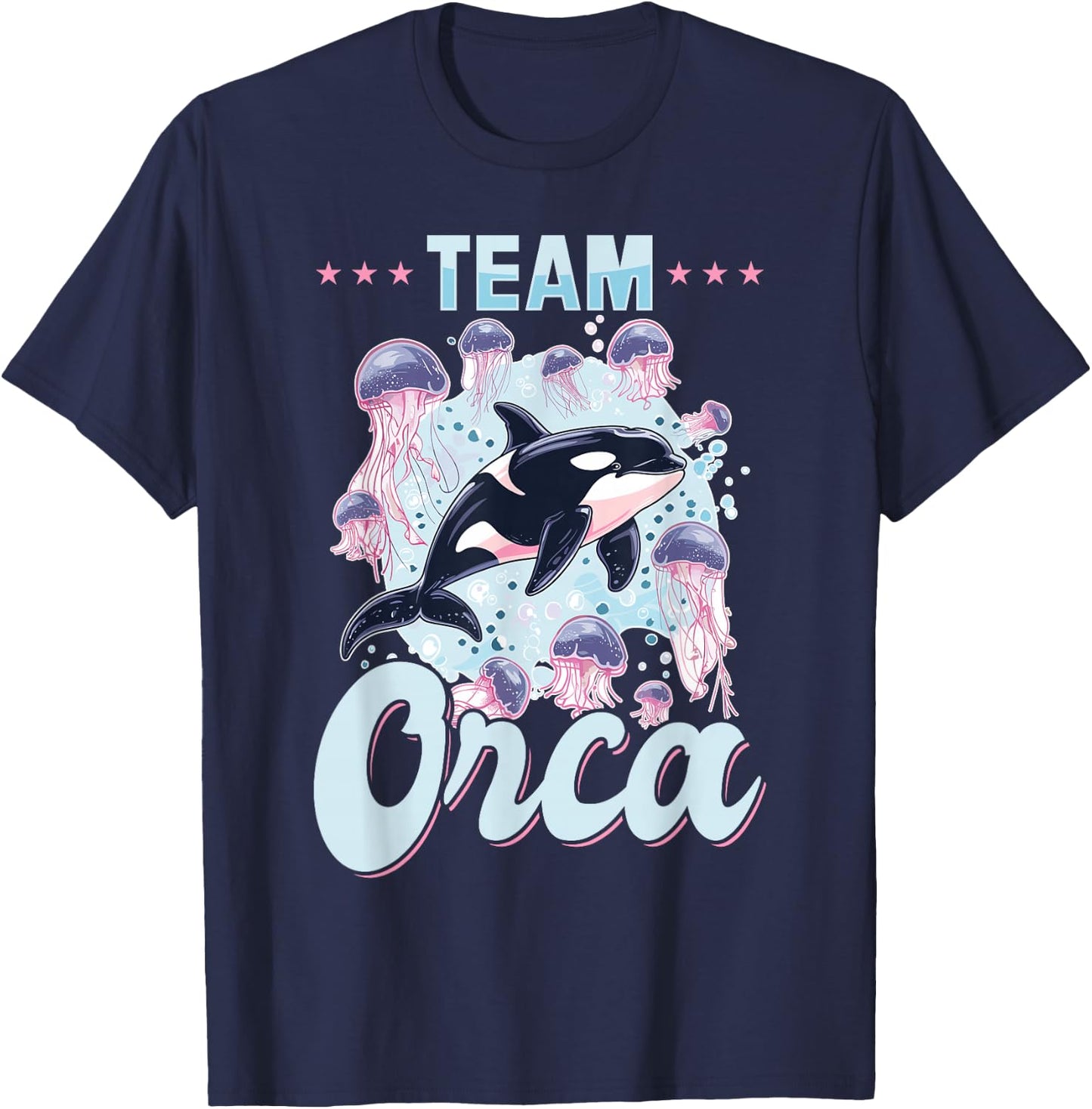Funny Orca Animal Team Orca T-Shirt - T-Shirt | Navy