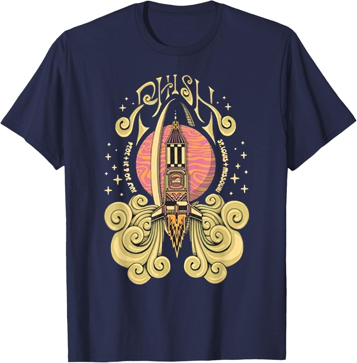 Phish Store Summer Tour T-Shirt - T-Shirt | Navy