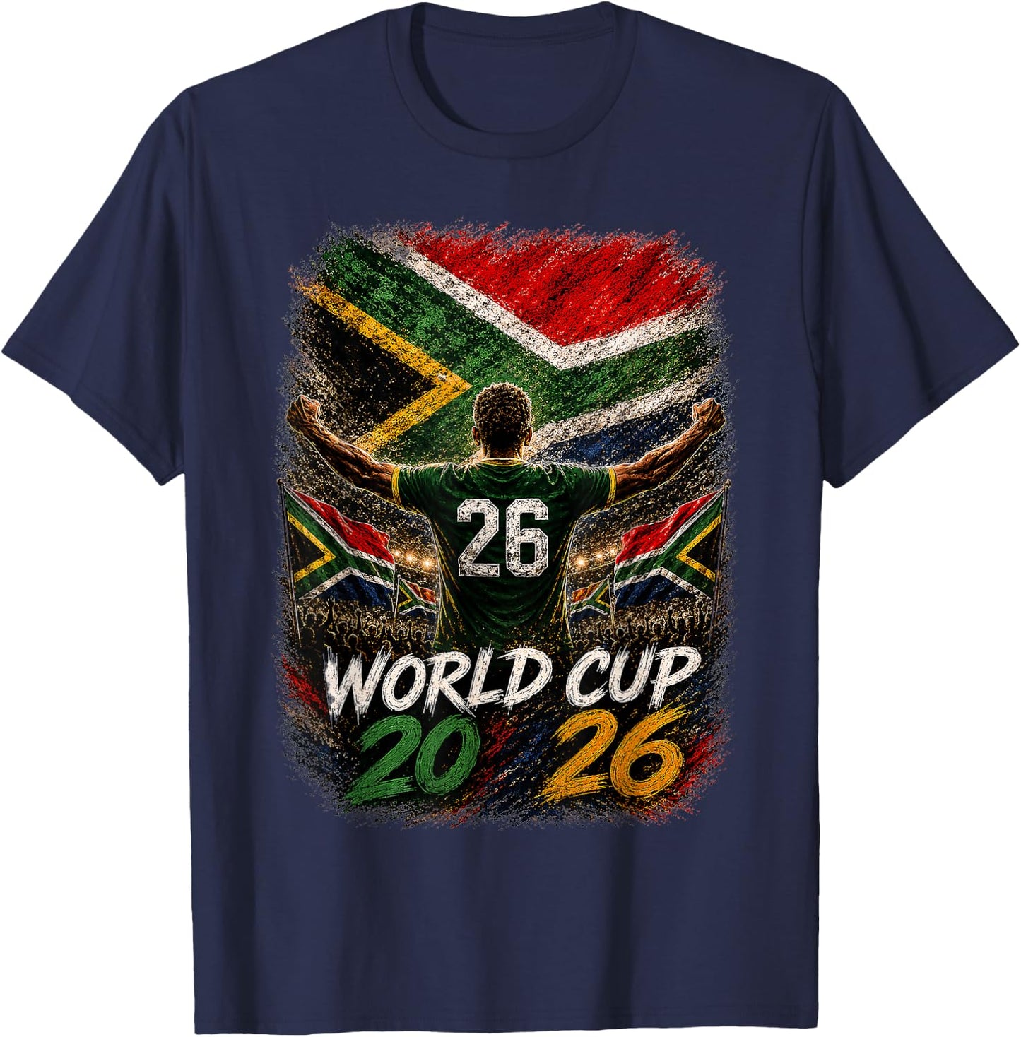 Soccer - World Cup 2026 South Africa Winner T-Shirt - T-Shirt | Navy
