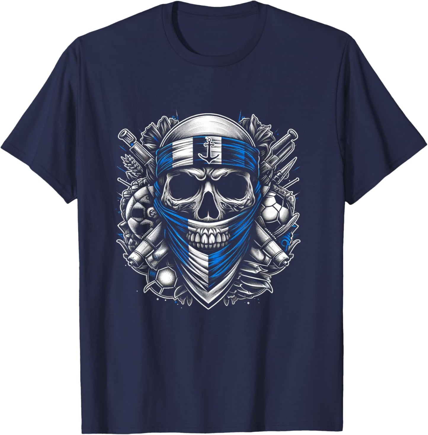 Hamburg North German Low German Moin Hamburch Souvenir , black T-Shirt - T-Shirt | Navy