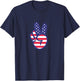 Peace Sign American Flag T-Shirt - T-Shirt | Navy