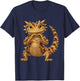 Thorny Devil with Heart | Cute Lizard with Heart Symbol T-Shirt - T-Shirt | Navy