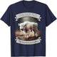 Rare White Buffalo Calf The Lakota Nation Prophecy Wakan Gli T-Shirt - T-Shirt | Navy