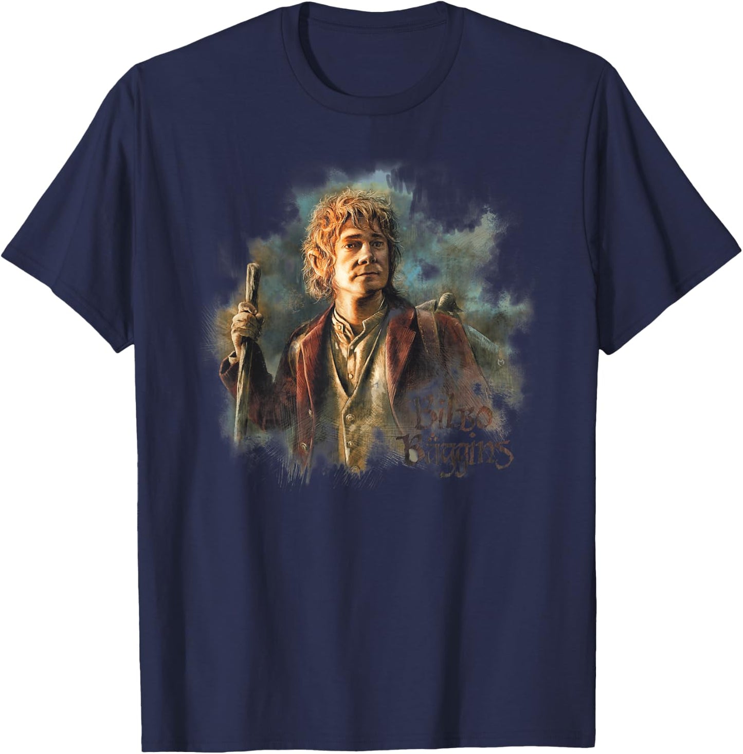 The Hobbit Bilbo Baggins T-Shirt - T-Shirt | Navy