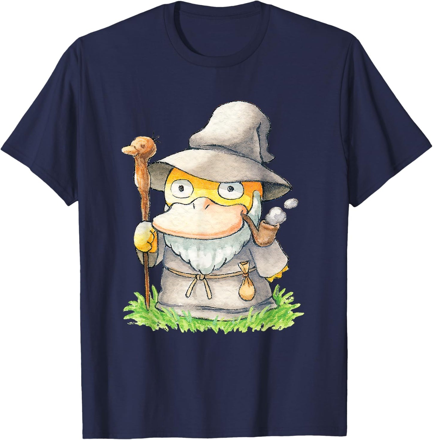 Ganduck the Grey Shirt Funny Ganduck the Grey T-Shirt - T-Shirt | Navy