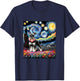 Miniature Schnauzer Dog Van Gogh Starry Night Painting T-Shirt - T-Shirt | Navy