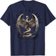 Hip Hop Vintage Edgy Snake Y2K Backprint Streetwear Schlange T-Shirt - T-Shirt | Navy