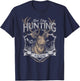 Red Stag Hunting Club Deer Outdoors Vintage T-Shirt - T-Shirt | Navy