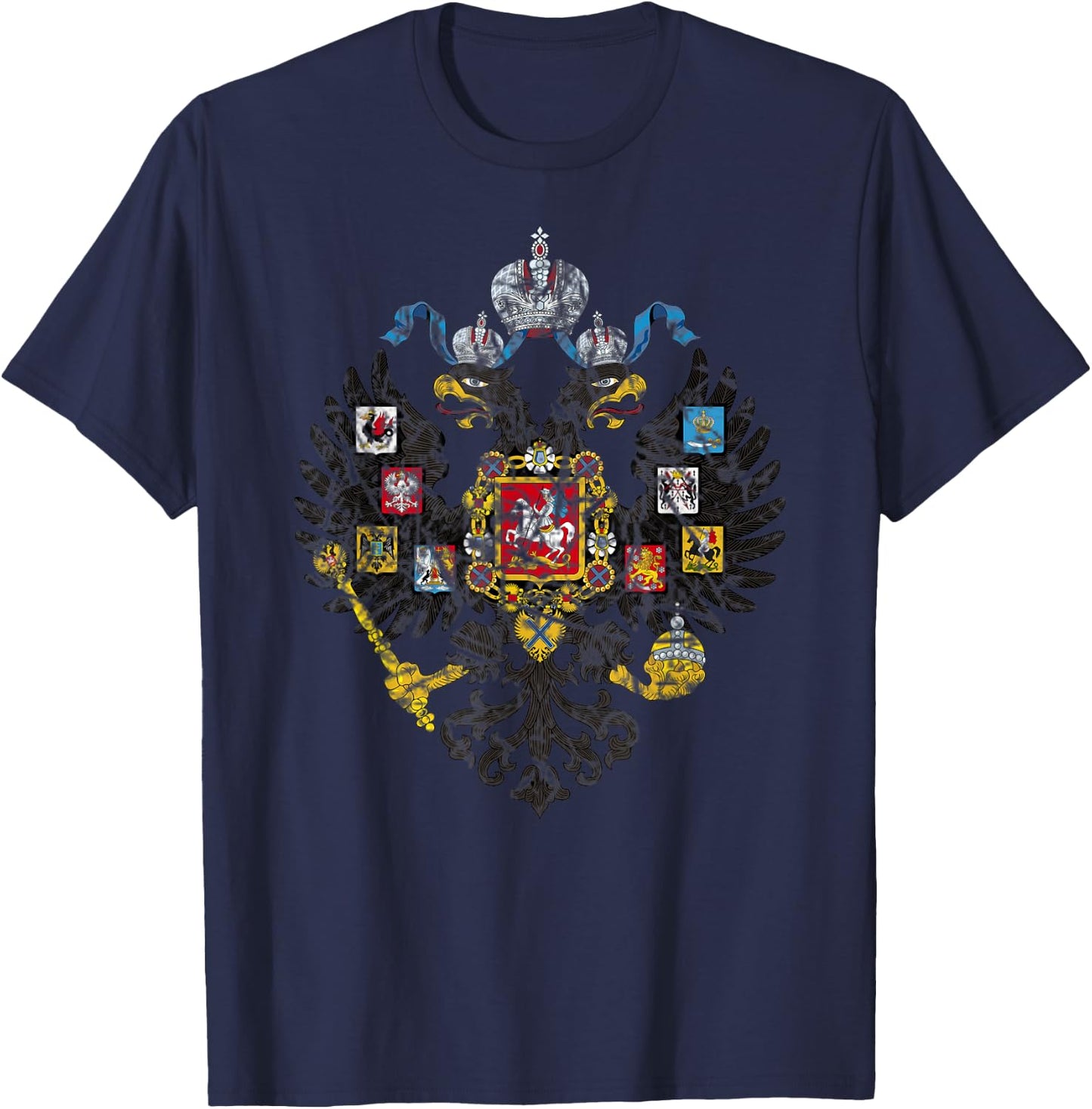 Russian Empire coat of arms T-Shirt - T-Shirt | Navy