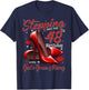 High Heels Stepping Into My 48th Birthday 48 and Fabulous T-Shirt - T-Shirt | Navy