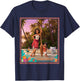 Disney Moana 2 Moana and Simea Pua Heihei Ocean Sisters , Black, S T-Shirt - T-Shirt | Navy