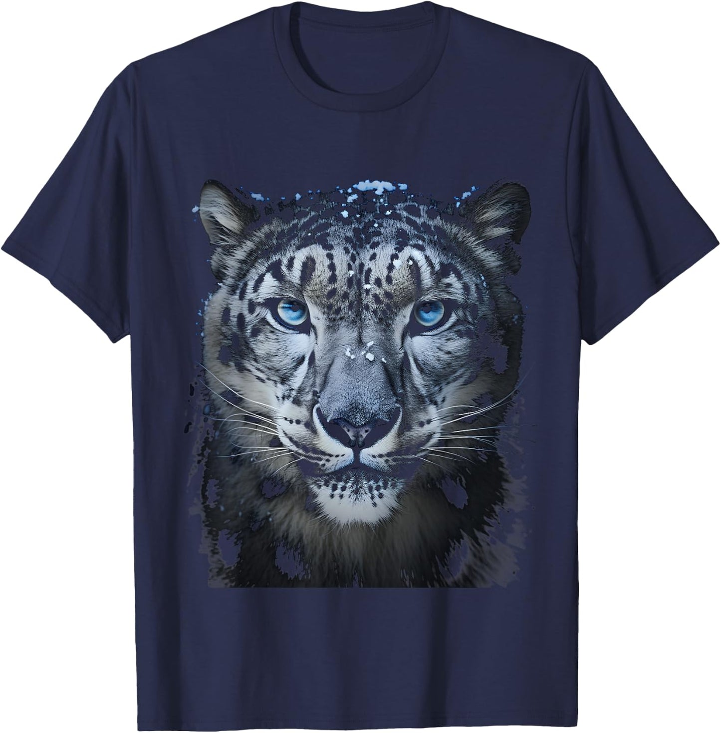 Leopard Animal for Cheetah Tiger Leopard Face Lion fans Cat T-Shirt - T-Shirt | Navy