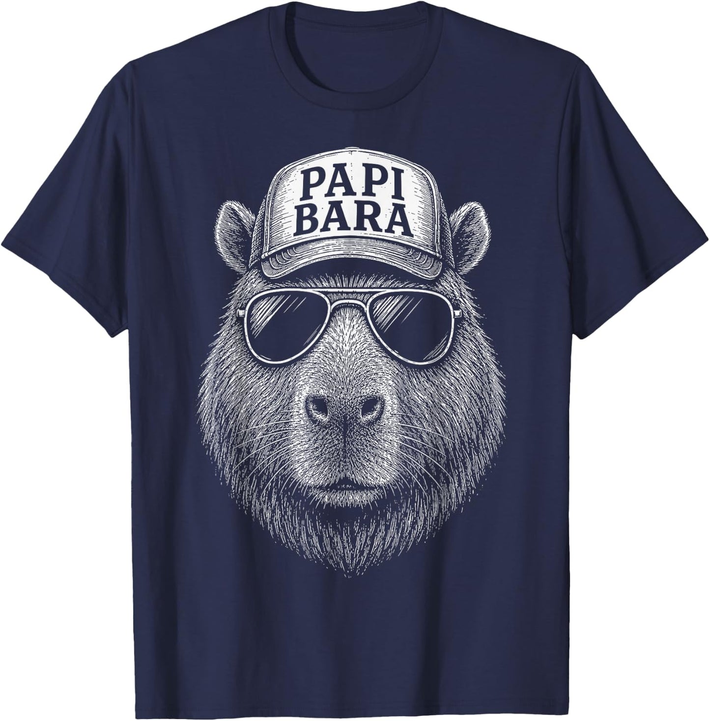 Papa Geschenk Papa Vatertag Shirt Herren Lustig Papa T-Shirt - T-Shirt | Navy