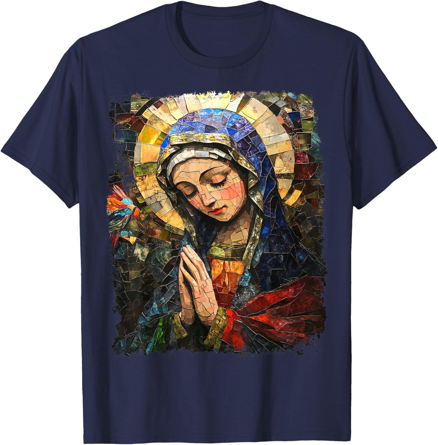 The Virgin Mary Catholic Church T-Shirt - T-Shirt | Navy