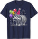 Party Hippo Art Fun Animal Birthday Gifts Idea for Kids T-Shirt - T-Shirt | Navy